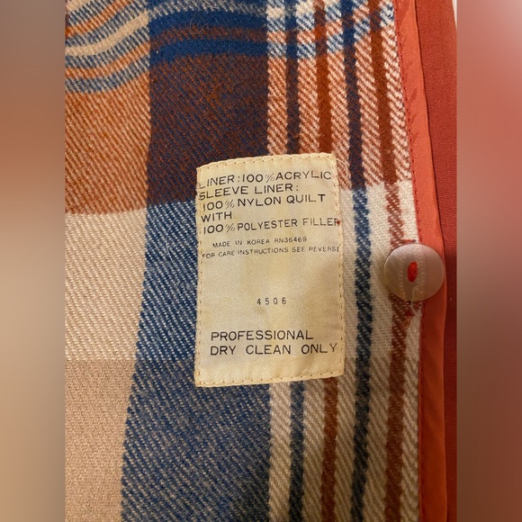 Knee-length vintage Rain Coat - Picture 2 of 3